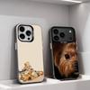 Йоркширский терьер собака Милый чехол для телефона для iPhone 17,16,15,14,13,12,11,Pro,XS,Max,Plus,Mini,SE4,E IMD Матовый черный
