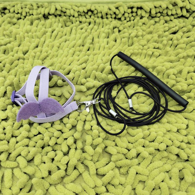 Регулируемый сверхлегкий поводок с удобной ручкой для полета попугая и птицы