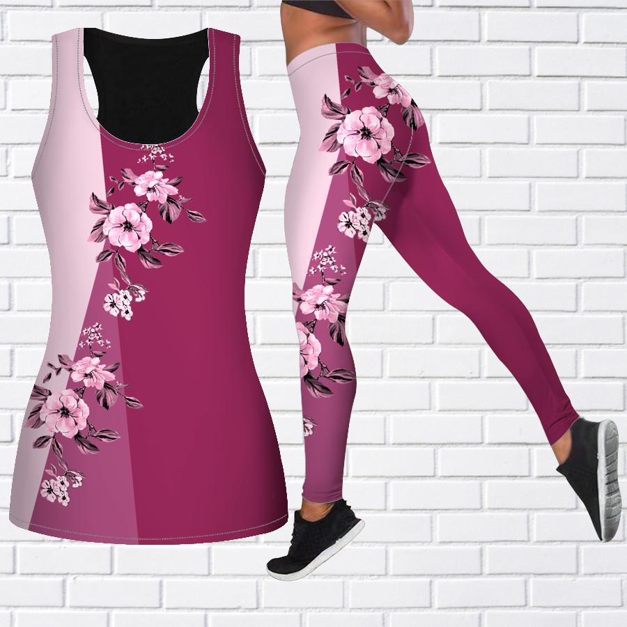 Экипировка для йоги с принтом персикового цвета для женщин, модные леггинсы для тренировок, спортивные повседневные штаны для фитнеса и йоги