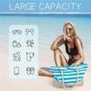 1Pcs Beach Bag For Women Large Canvas Beach Tote Bag Beach Bags Waterproof Sandproof Swim Pool Bag Travel Essentials