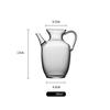 Imitation Song Glass Teapot Transparent Brewing Green Teapot Tea Set Small Tea Cold Kettle Tea Maker Tool Household Single Pot