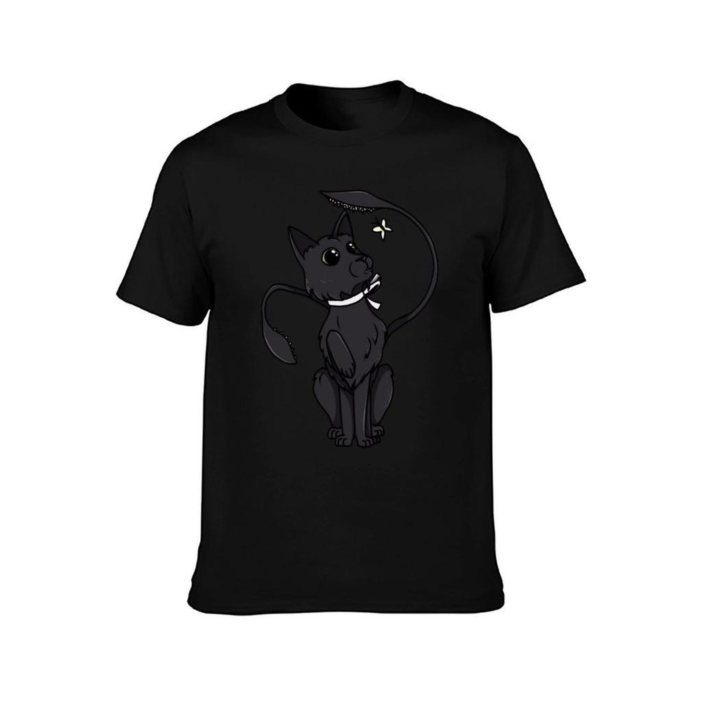 Футболка с принтом Displacer Beast Kitten Большого размера Однотонная футболка