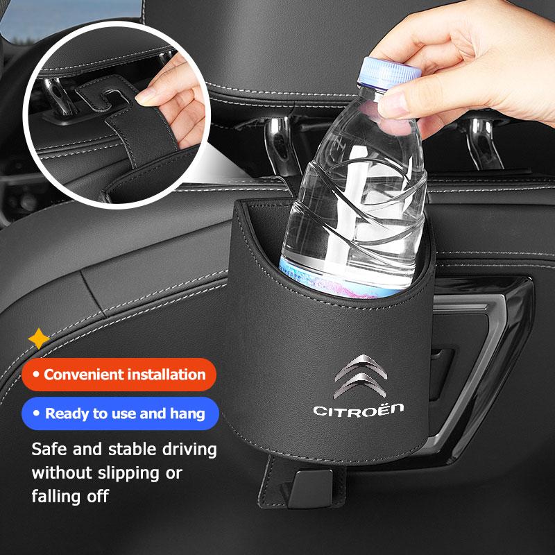 AMB3 Car Cup Holder Hanging Beverage Water Bottle Stand Storage Rack For Citroen C5 C1 C2 C6 C4L DS3 DS4 DS5 C-Elysee Grand Berlingo