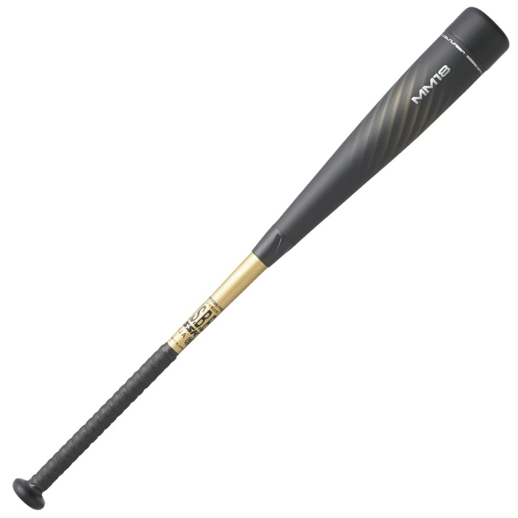Бита для бейсбола и софтбола SSK FRP MM18 Middle JR SBB5039MD Black x Gold 80 см. Совместима с бейсболом. В комплекте специальный футляр для биты. Для мальчиков. Для мальчиков.