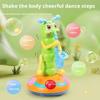 Музыкальная танцующая игрушка-гусеница-саксофон, светодиодные фонарики, забавная электрическая музыкальная игрушка для детей, идеальный подарок для обучения и игр