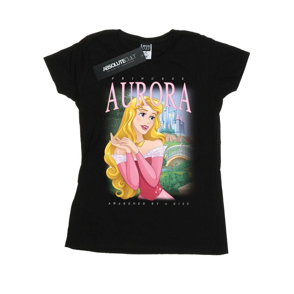 Disney Womens/Ladies Sleeping Beauty Aurora Montage Cotton T-Shirt