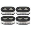 4PCS Lawn Mower Filter Replacement 798452 593260 Rubber Air Cleaner Cartridge for 500EX 550EX