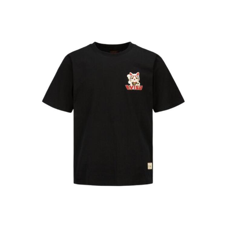 EVISU T-Shirts Men's Crew Neck Moderate Straight Fit 2ESHTM2TS525XXCT