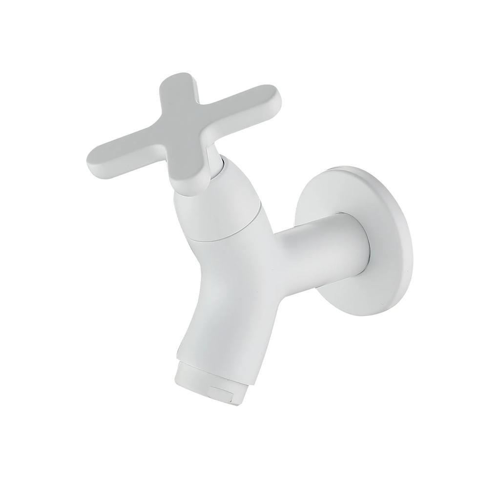 Настенный латунный смеситель для раковины, уличный садовый излив, кран для швабры, кран для умывания, одинарный холодный, для ванной комнаты