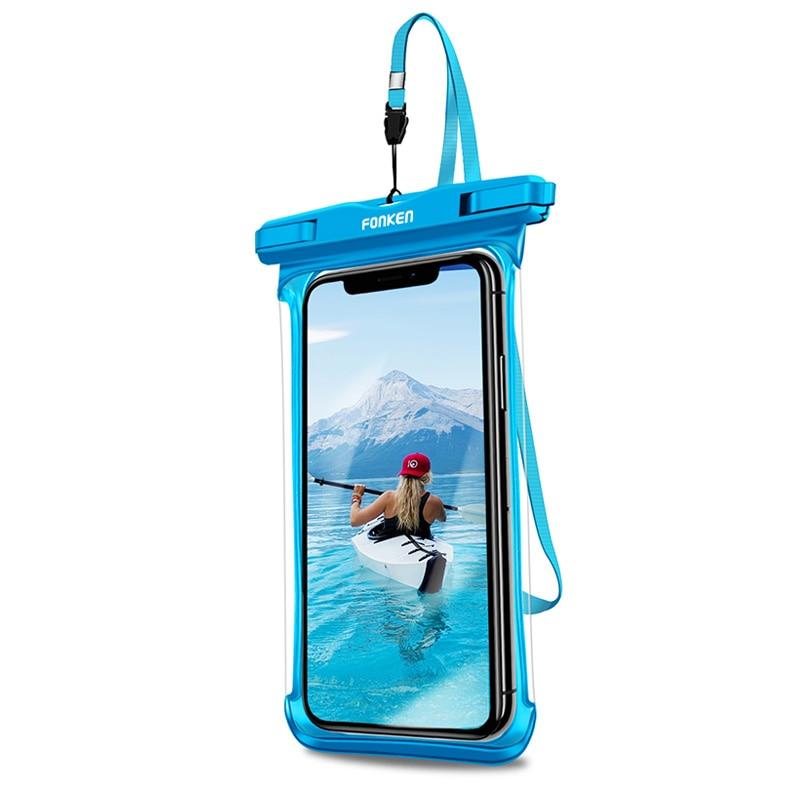 Full View Waterproof Case Rainforest Desert Snow Transparent Drybag Underwater Swimming Cover AVE