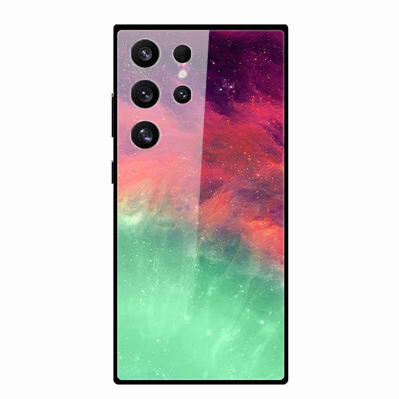 Чехол для Samsung Galaxy S25 Ultra S25Plus Роскошный Закаленное Стекло Жесткая Задняя Крышка для Galaxy S24Ultra 5G Чехлы для Телефона Fundas S 25