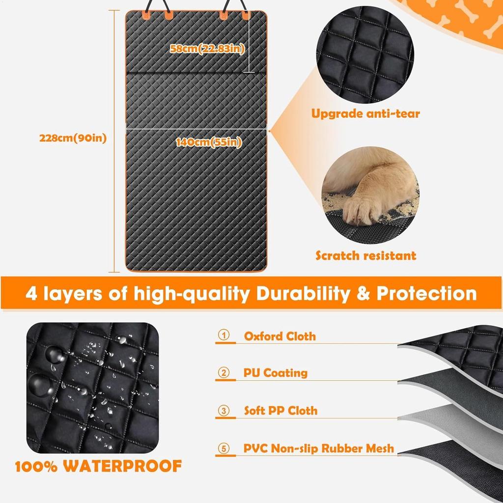 Cargo Liner Protective Non-Slip Car Accessories All-Weather Car Trunk Mat Floor Cover For Vehicle Truck RV Sedan Van Pet Freight