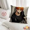 pc Anime FFruits BBasket Kyo Sohma Tup Pillow Case Fashion Square Pillowcase Bedroom Sofa Room Ins Decoration Leisure
