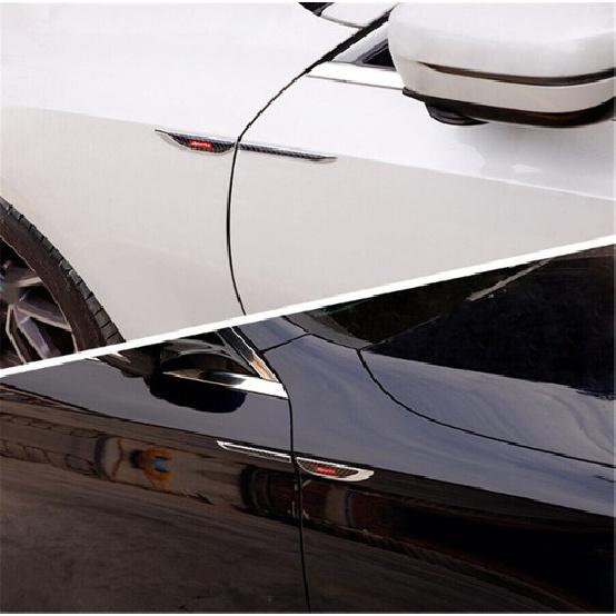 2 шт. Накладки на вентиляционные отверстия боковых крыльев автомобиля из углеродного волокна, внешние аксессуары