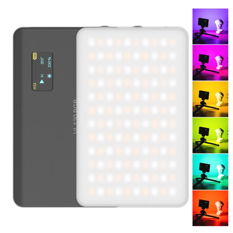 Vl120 Rgb Мини Карманный светодиодный заполняющий светильник Портативный полноцветный портативный светильник для фотосъемки