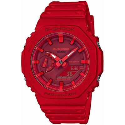 Часы G-SHOCK с карбоновым корпусом GA-2100-4A Мужские Красные НОВЫЕ