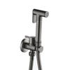Brass Hand held black Bidet Shower set  Perforating Toilet Jet Cleaner Portable brushed gold and gray Bidet Shower Head BD01