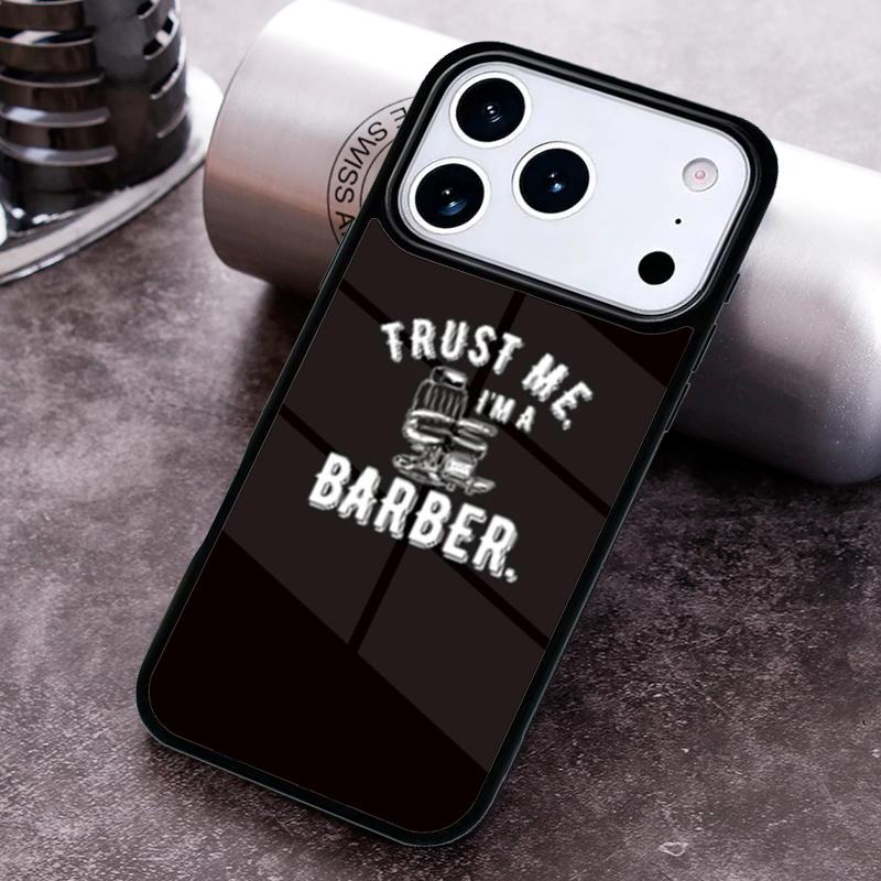 Love Barber Life Phone Case for iPhone 17 16 15 Pro Max Air 14 13 12 11 Plus Shockproof Capa Cover