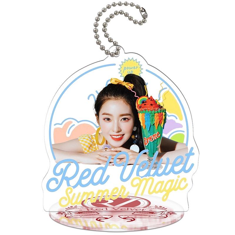 Высококачественный акриловый брелок Kpop Red Velvet с милым дизайном Power Up для модной моды