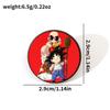100 Металлических значков Dragon Ball Персонаж Dragon Ball Укун Сплав Масляная капля Брошь Аксессуары Булавка Декор для рюкзака