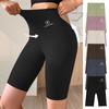 Sports Short Leggings Gym Fitness Push Up Shorts Women Yoga Slim Fit Half Pants Elastic High Waist Summer Thin Workout Tights