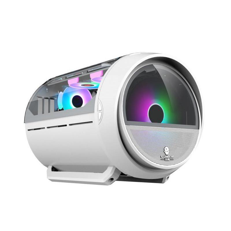 Mini USB 3.0/2.0 Корпус для настольного ПК Космическая капсула Дизайн Корпус игрового компьютера ATX Тип MATX Материнская плата Вертикальная графика