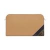 Fendi Palladium Plated Metal Button Closure Crossbody Wallet Men Wallet Brown 7M0346-AJF8-F1EGA