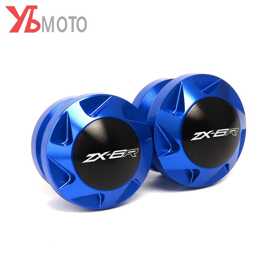 Motorcycle Aluminum Swingarm Spools Slider For Kawasaki Zx-6r Zx6r Zx636 2015-2018 8mm Stand