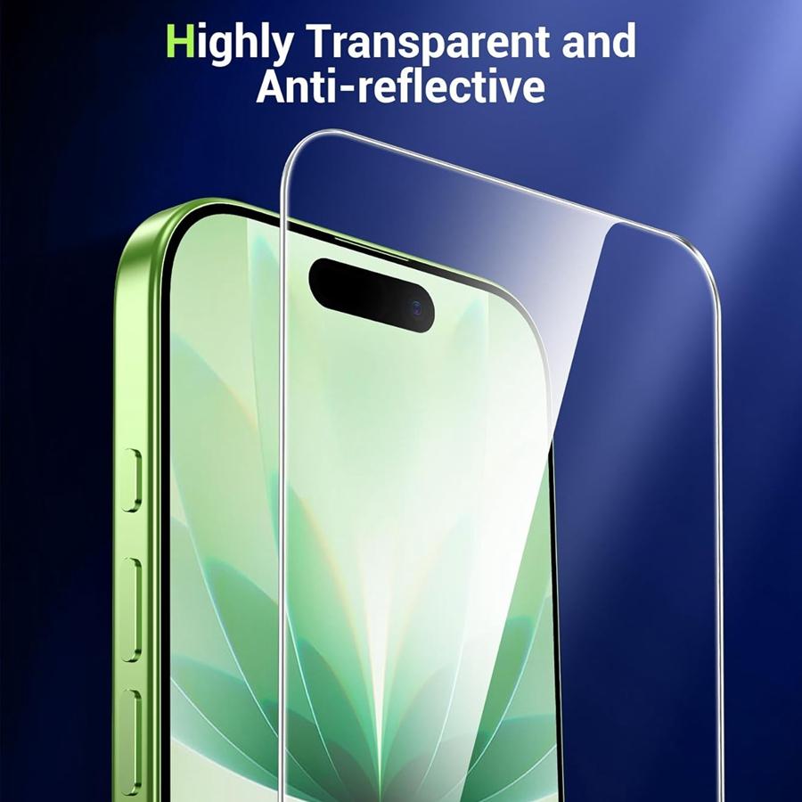 Чехол-накладка 3в1 для iPhone 17 / 17 Pro Max / 17 Air /17 Pro/ Защитное стекло для экрана + Тонкий мягкий ТПУ чехол для телефона Жесткий ПК Прозрачный