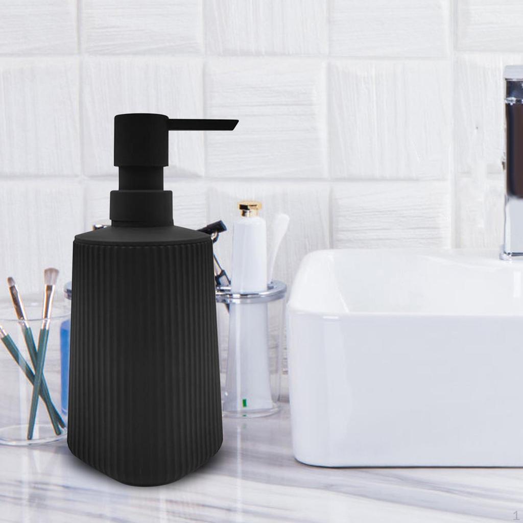 13oz Liquid Soap Dispenser Handwash Container Multifunctional Reusable Refillable