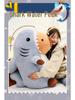 Shark Capybara Plush Toy - Large Cute Animal Doll Pillow for Children and Girls