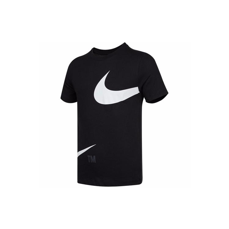 Nike T Shirts Men's Black Crew Neck Moderate Straight Fit DD3350-010