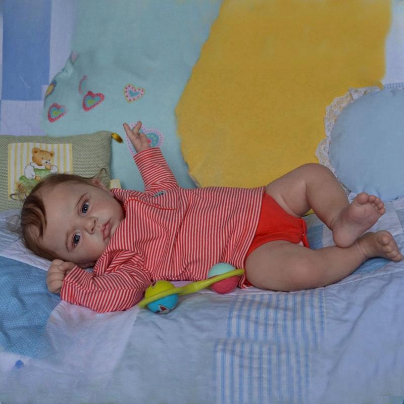 Милые куклы-реборн в натуральную величину, мальчик-косплей Кэмерон, 24 дюйма, 60 см, тканевое тело, новорожденная кукла ручной работы с 3D-покраской, куклы-реборн для детей, игрушка-подруга