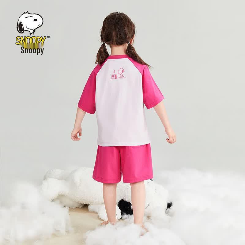SNOOPY Детский летний комплект с коротким рукавом