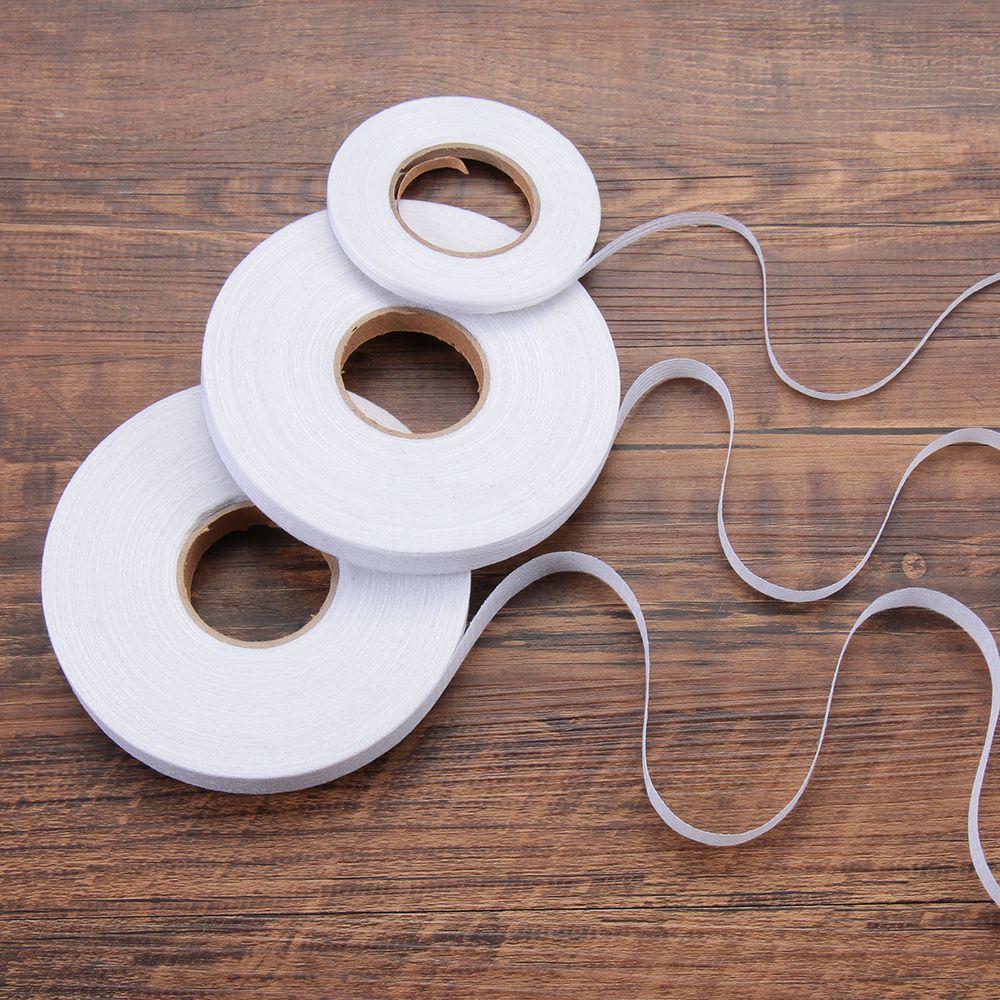 50m/roll DIY Craft Interlining Apparel Clothes Sewing Roll Double-sided Adhesive Fabric Hem Tape