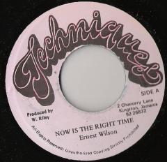 Пластинка 7 дюймов ERNEST WILSON - Now Is The Right Time NONE Техники Ямайка Регги, Ска и Даб Использованы