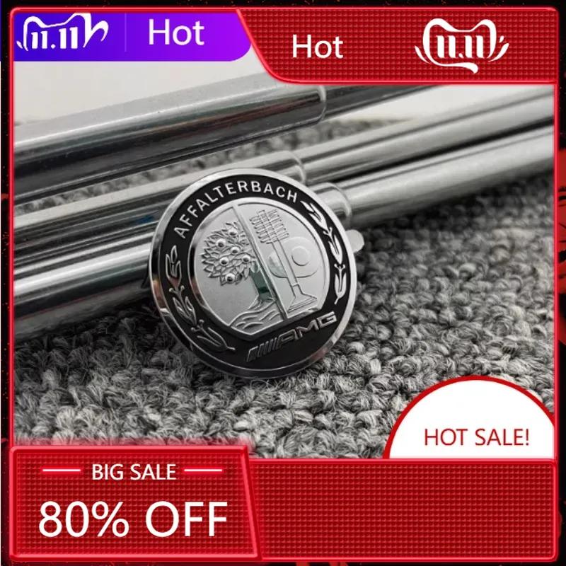 For Mercedes Benz Car Start Button Decoration Sticker Steering Wheel Logo Decal For Mercedes Benz AFFALTERBACH AMG Badge Auto In