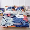 Rainforest Flowers Duvet Cover Set Soft Wash Bed 3 Piece Summer Comfortable Student Dormitory Home Baby Bedding Best seller