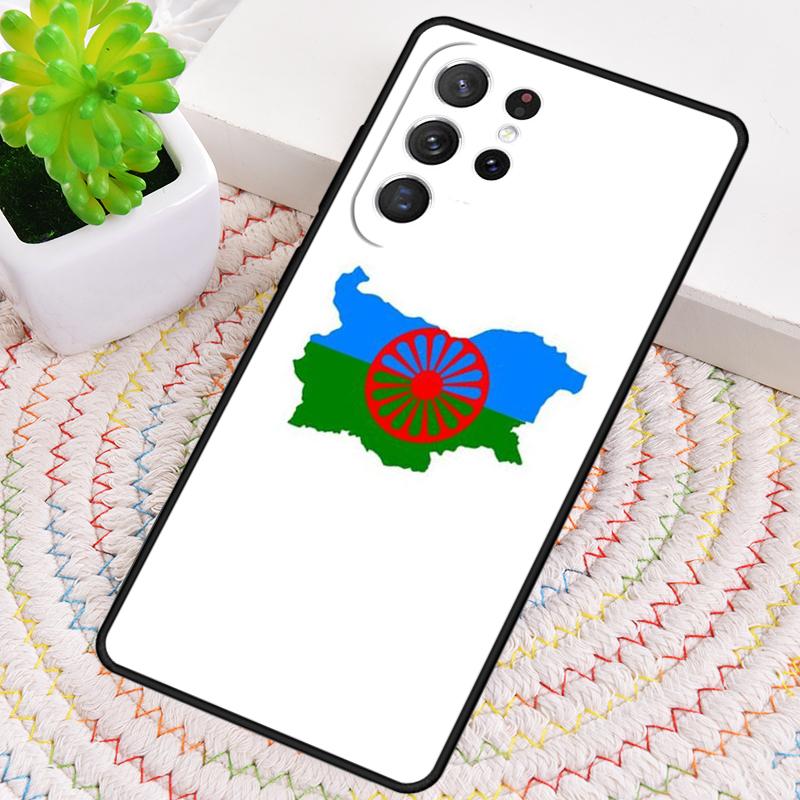 Чехол-бампер из силикона с принтом флага цыган Рома для Samsung Galaxy note 10 pro S26 S25 S24 S23 S22 S21 Plus S25Ultra Capa