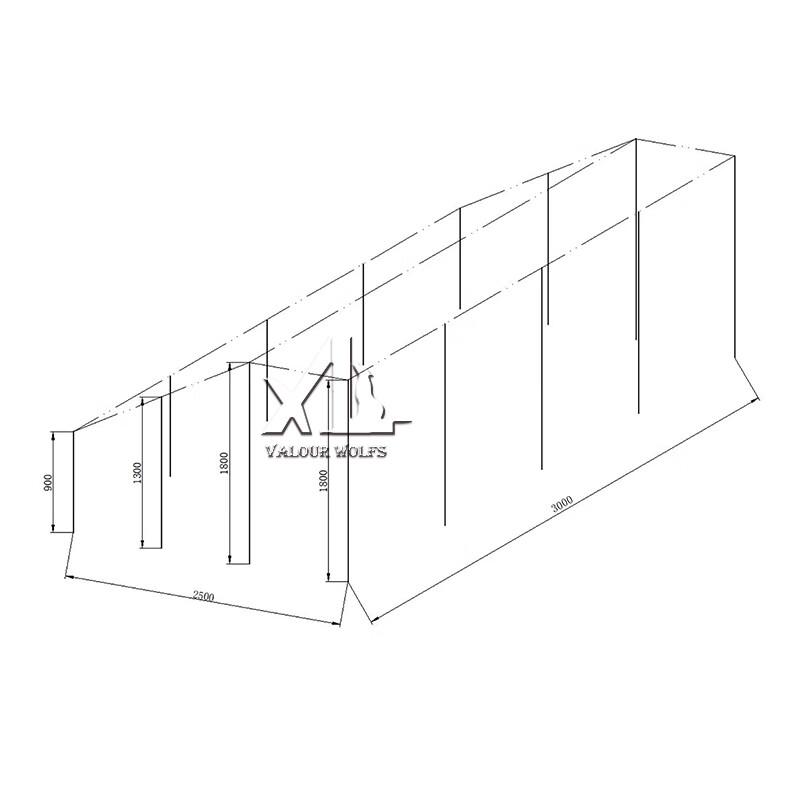 Portable Vehicle-Side Cotton Camouflage Tent