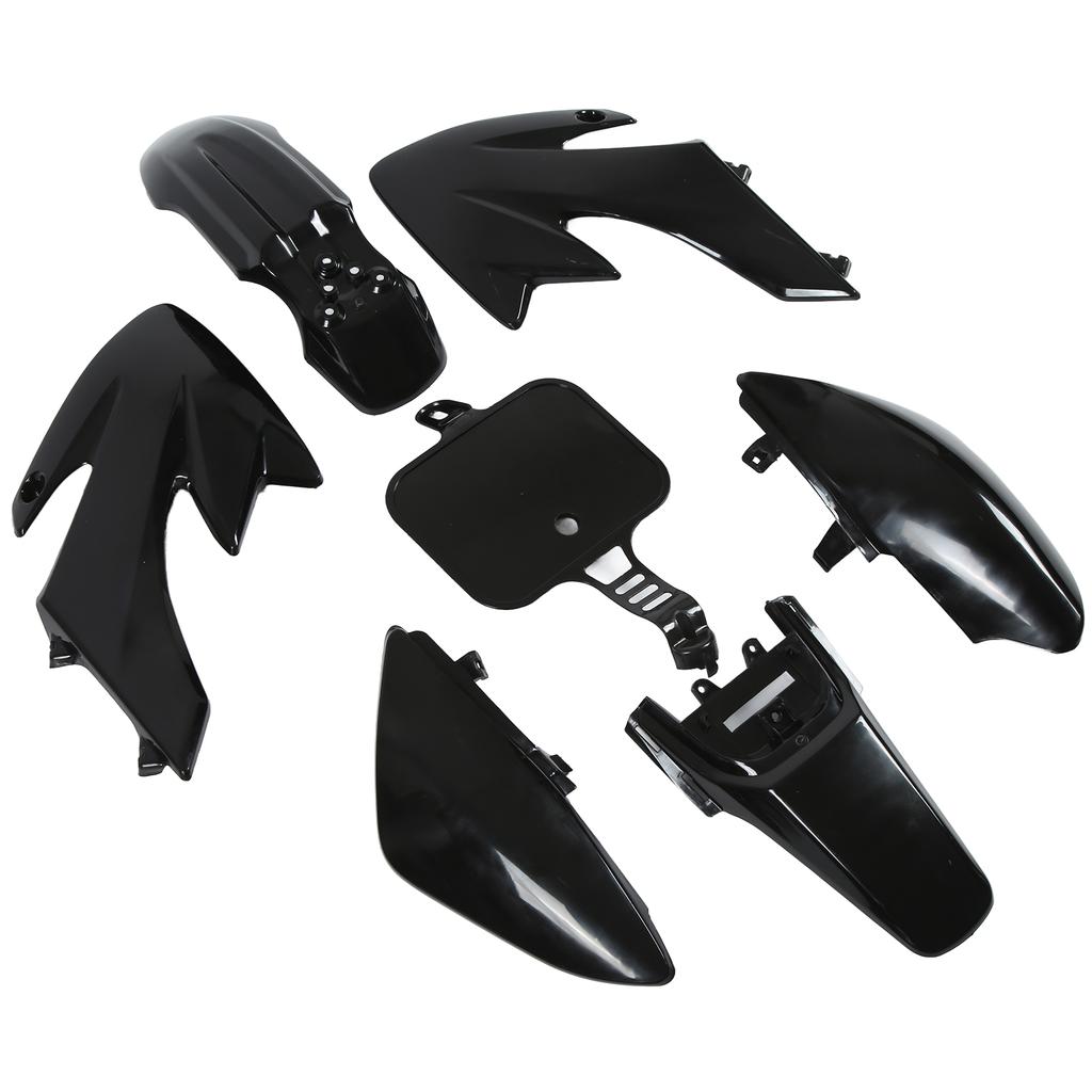 7pcs Black Plastic Fairing Kit Body Work Fairing Set Motorcycle Accessories Replacement for XR50