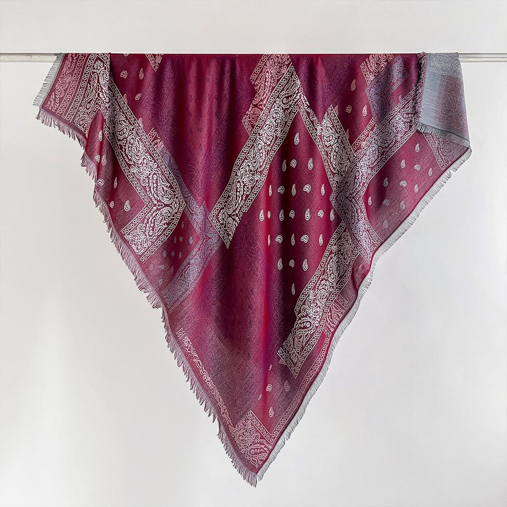 British Shawl Cashew Nut Square Scarf Imitation Cashmere Spring And Autumn Scarf Women'S Foreign Style Versatile Scarf