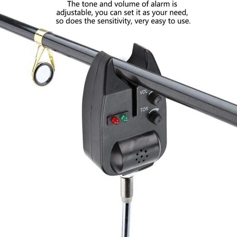 Высокая чувствительность светодиодный электронный сигнализатор укуса рыбы для рыболовной удочки маятниковая розетка