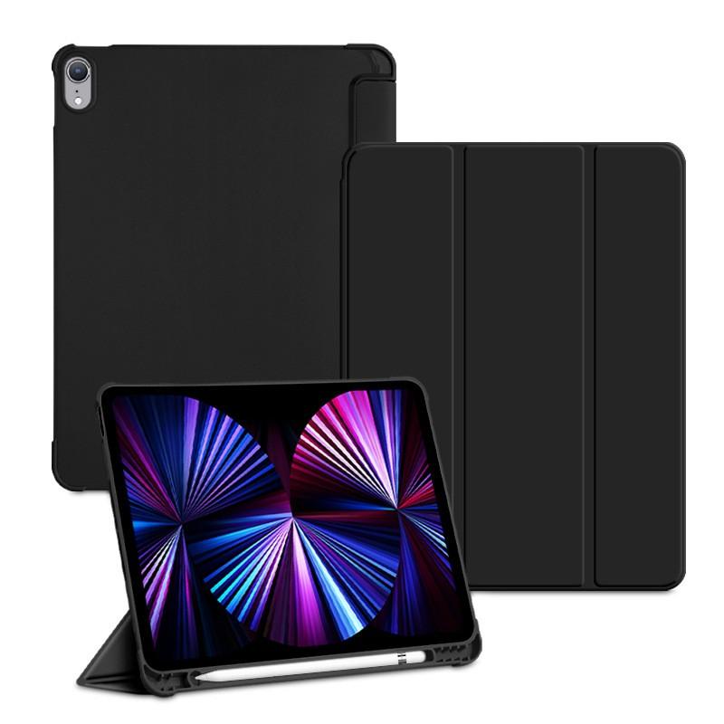 For iPad A16 Case 11th 10th Gen Mini 6 7 For iPad Air 4/5 11 M2/M3/M4 10.9 Shock Case with Side Pencil Holder 3-Fold Cover