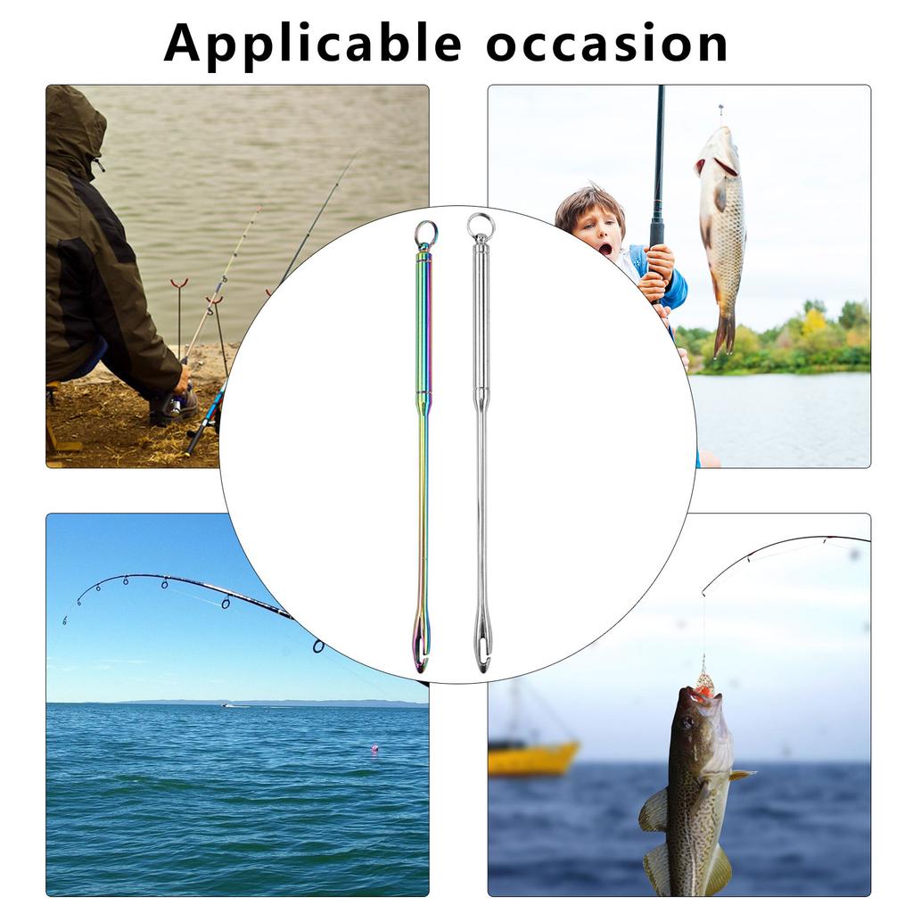 Портативный экстрактор рыболовных крючков из нержавеющей стали, инструмент для быстрого извлечения крючков из глубокой глотки, простой в использовании