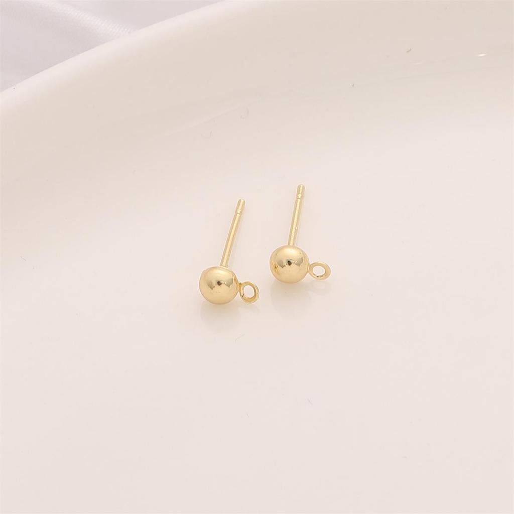 Серьги нескольких стилей, медь, 4 шт./пакет