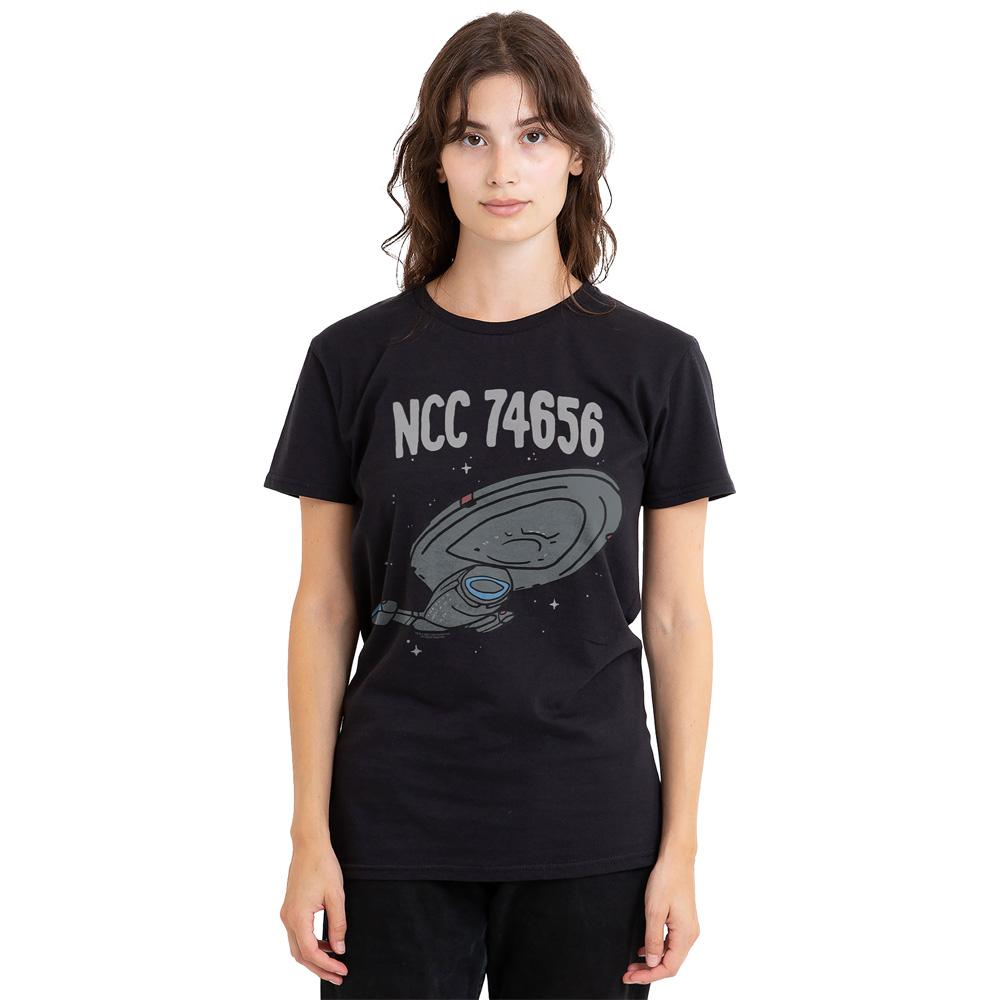 Star Trek Unisex Adult The Intrepid Class T-Shirt