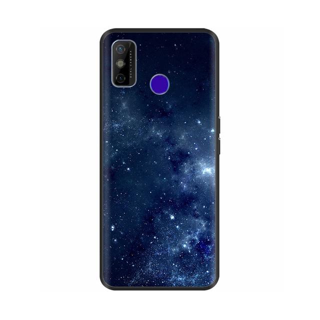 Для Tecno Spark 6 Go чехол для телефона Мягкая силиконовая задняя крышка с рисунком для Tecno Spark 6 Go Spark6 Go Черный ТПУ милый мультяшный бампер