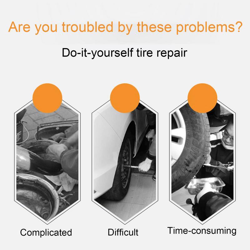 400 мл герметик для шин, комплект для ремонта шин, неразрушающий, экологически чистый, быстроразъемный для малых и средних колесных дорожных транспортных средств