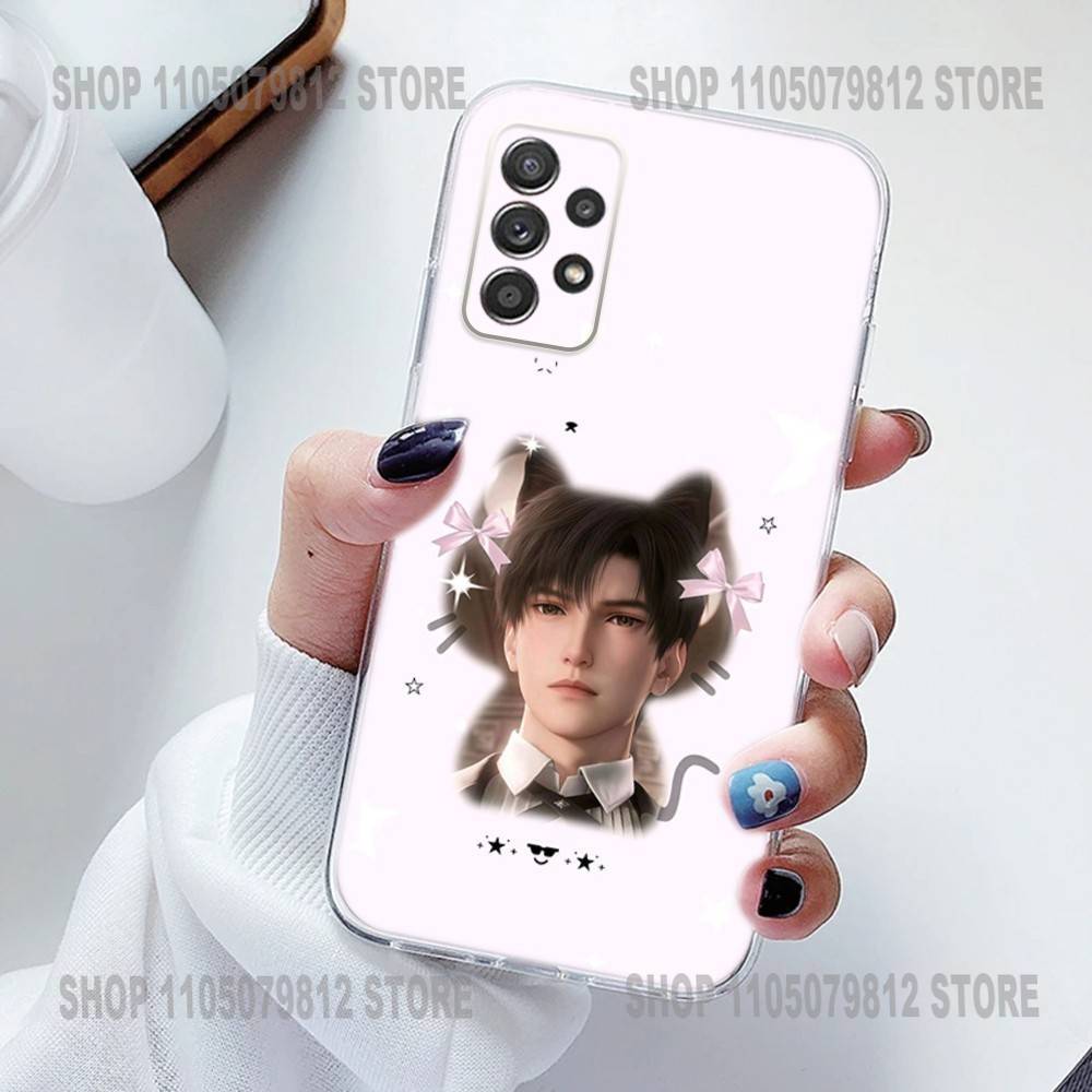 Горячая игра Love and D-Deepspace Силус Чехол для телефона Силиконовый Для Samsung S30,23,21,22,20 FE lite,S10,9,PIus Note20ultra Прозрачный
